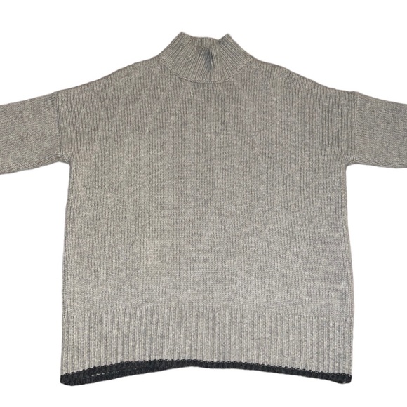 La Ligne New York Kinsley Stripes Wool & Cashmere Turtleneck Sweater - Picture 4 of 12
